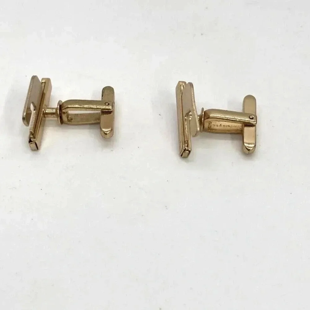 Vintage Initial C Cufflinks Pair Mens Shirt Cuff Links Retro‎ Gift